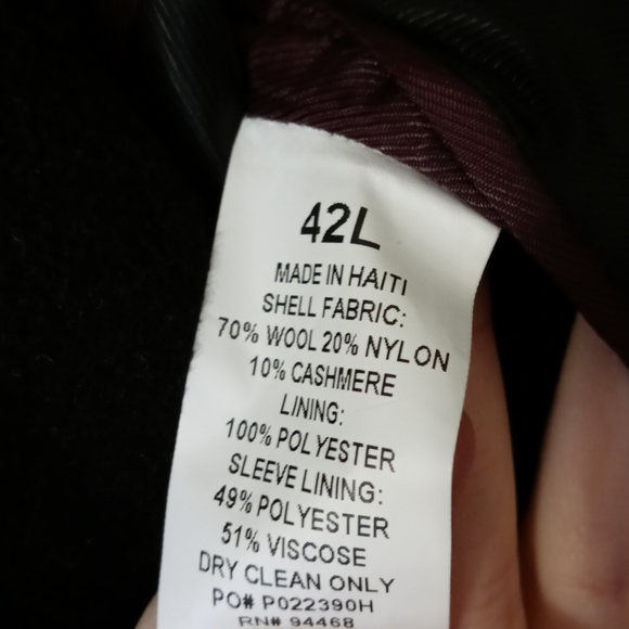 Perry Ellis wool and cashmere coat - Picture 5 of 10